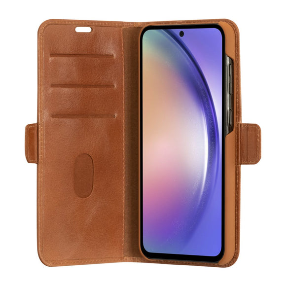 Samsung Galaxy A54 (5G) dbramante1928 Copenhagen Ægte Læder Flip Cover m. Pung - Tan