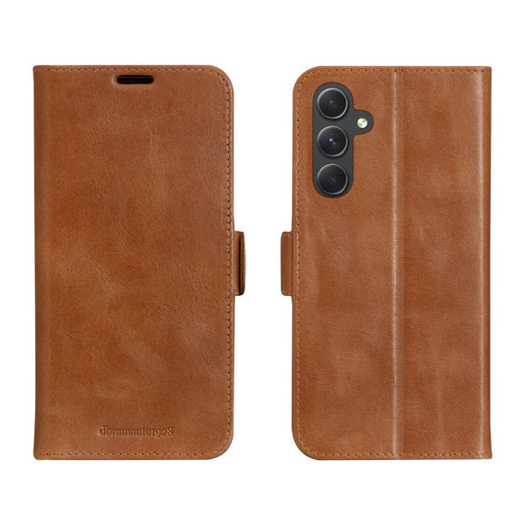 Samsung Galaxy A54 (5G) dbramante1928 Copenhagen Ægte Læder Flip Cover m. Pung - Tan