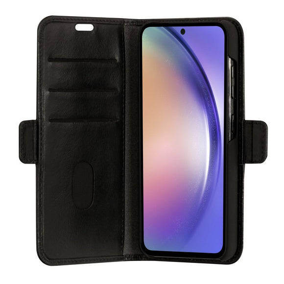 Samsung Galaxy A54 (5G) dbramante1928 Copenhagen Ægte Læder Flip Cover m. Pung - Black