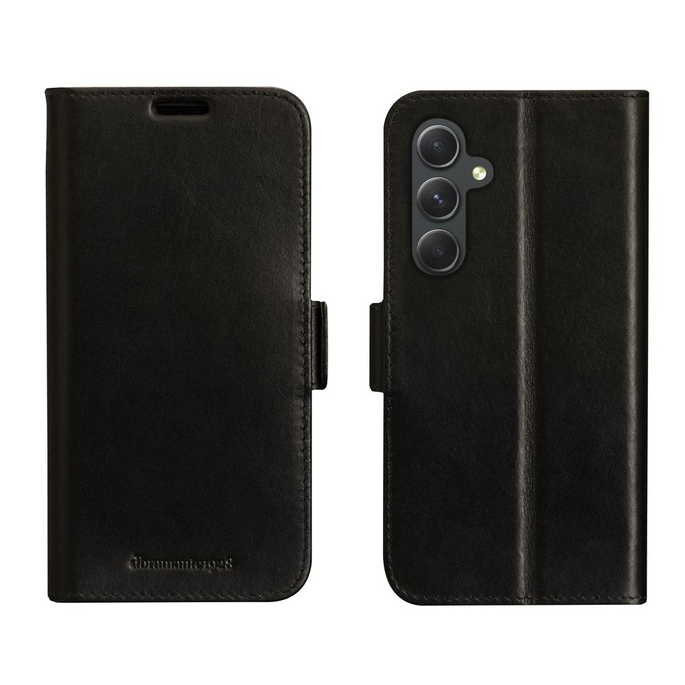 Samsung Galaxy A54 (5G) dbramante1928 Copenhagen Ægte Læder Flip Cover m. Pung - Black