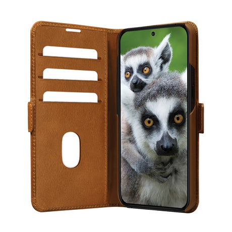 Samsung Galaxy A55 (5G) dbramante1928 Copenhagen Ægte Læder Flip Cover m. Pung - Tan