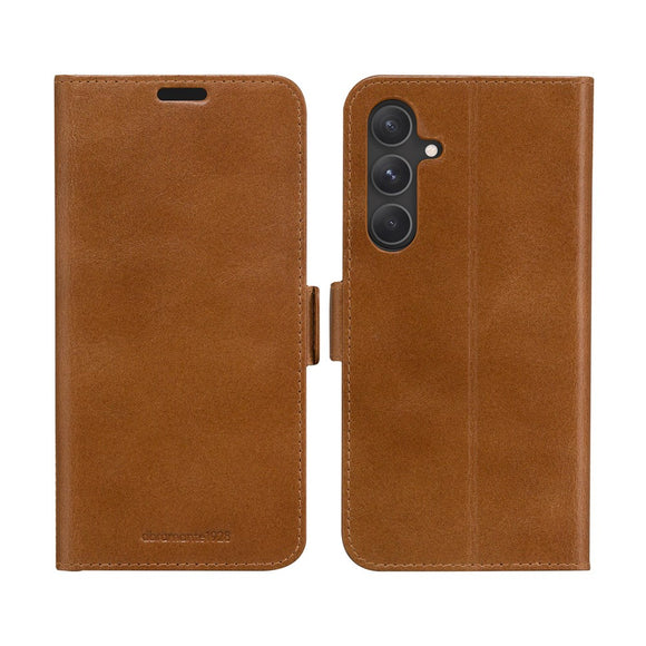 Samsung Galaxy A55 (5G) dbramante1928 Copenhagen Ægte Læder Flip Cover m. Pung - Tan