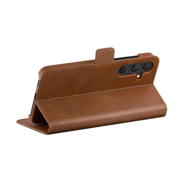 Samsung Galaxy A55 (5G) dbramante1928 Copenhagen Ægte Læder Flip Cover m. Pung - Tan