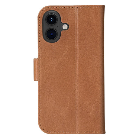 iPhone 16 dbramante1928 Copenhagen Slim Ægte Læder Cover m. Pung - Tan