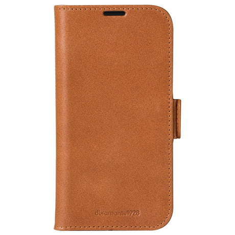 iPhone 16 Pro dbramante1928 Copenhagen Slim Ægte Læder Cover m. Pung - Tan