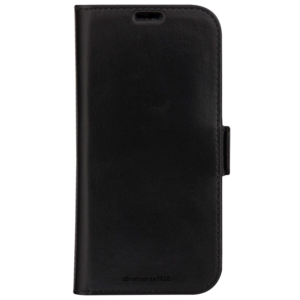 iPhone 15 dbramante1928 Copenhagen Ægte Læder Flip Cover m. Pung - Black