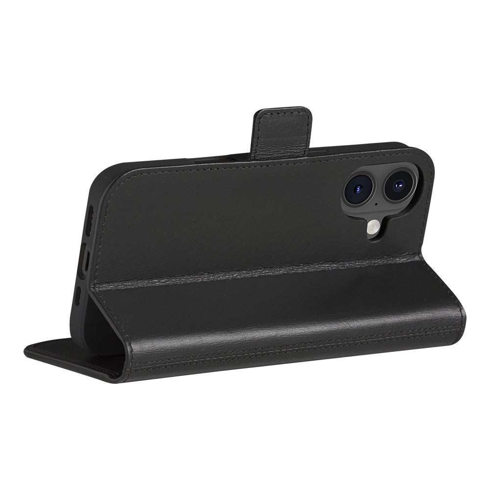 iPhone 16 dbramante1928 Copenhagen Slim Ægte Læder Cover m. Pung - Black