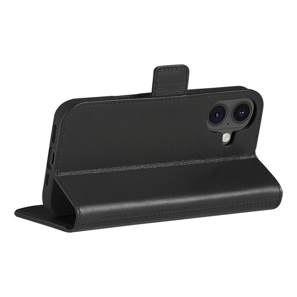 iPhone 16 dbramante1928 Copenhagen Slim Ægte Læder Cover m. Pung - Black