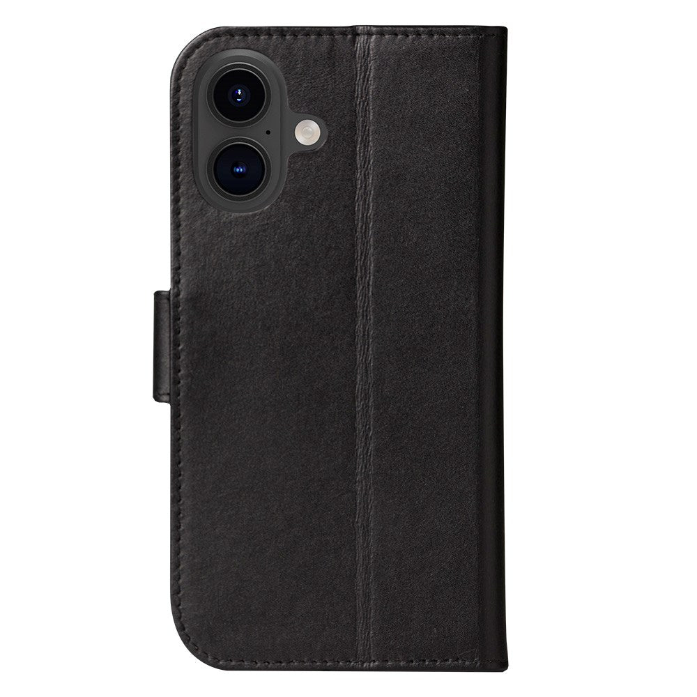iPhone 16 dbramante1928 Copenhagen Slim Ægte Læder Cover m. Pung - Black