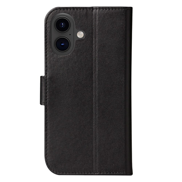 iPhone 16 dbramante1928 Copenhagen Slim Ægte Læder Cover m. Pung - Black