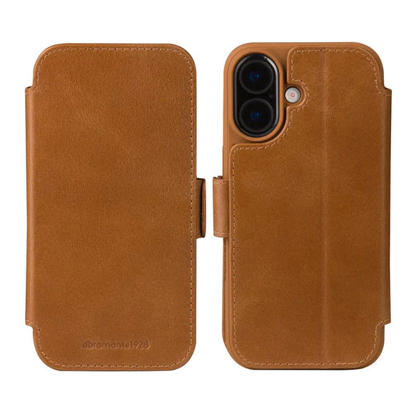 iPhone 17 dbramante1928 Copenhagen Flip Cover - Tan