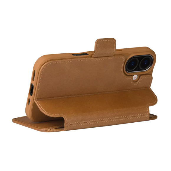 iPhone 17 dbramante1928 Copenhagen Flip Cover - Tan