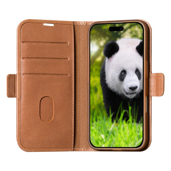 iPhone 16 Pro Max dbramante1928 Copenhagen Slim Ægte Læder Cover m. Pung - Tan