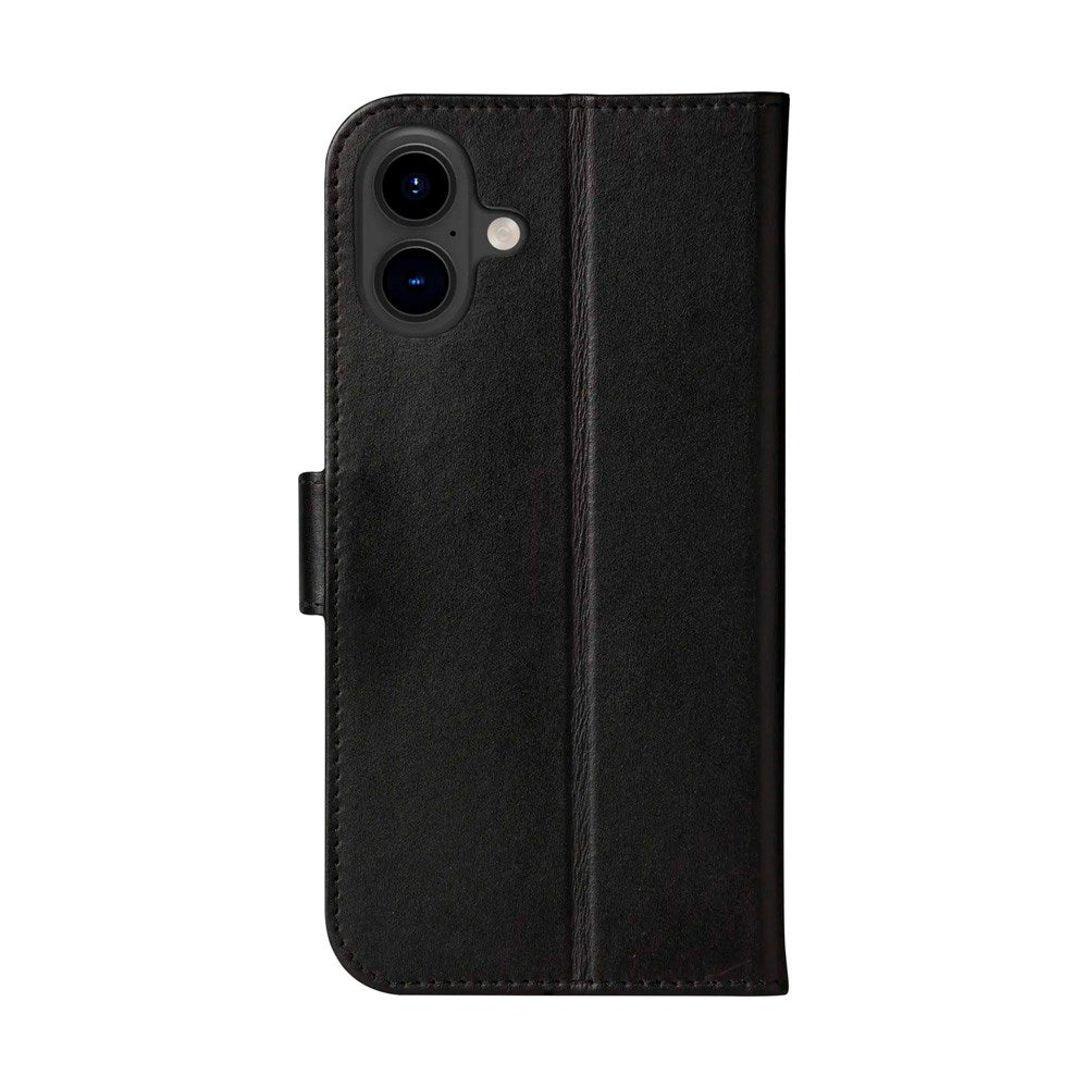 iPhone 16 Plus dbramante1928 Copenhagen Slim Ægte Læder Cover m. Pung - Black