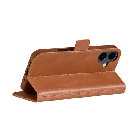 iPhone 16 Plus dbramante1928 Copenhagen Slim Ægte Læder Cover m. Pung - Tan