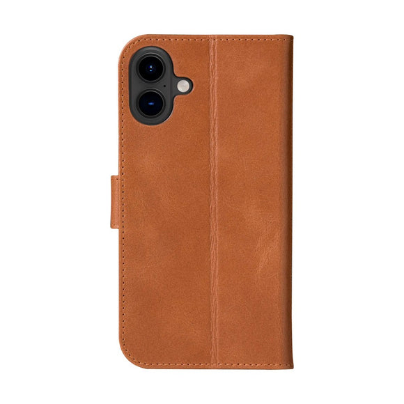 iPhone 16 Plus dbramante1928 Copenhagen Slim Ægte Læder Cover m. Pung - Tan