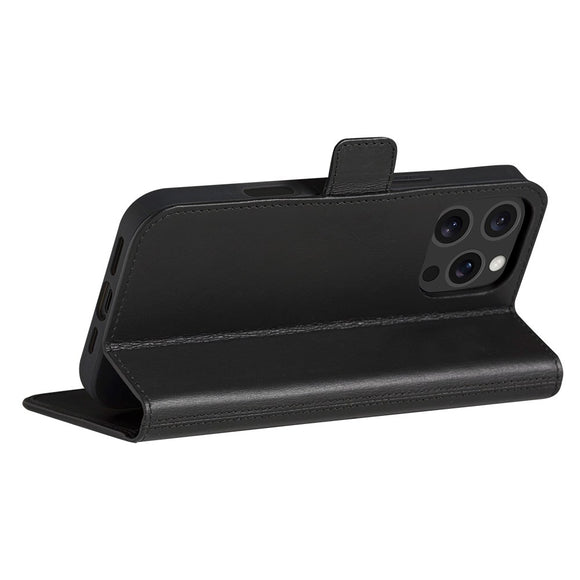 iPhone 16 Pro Max dbramante1928 Copenhagen Slim Ægte Læder Cover m. Pung - Black