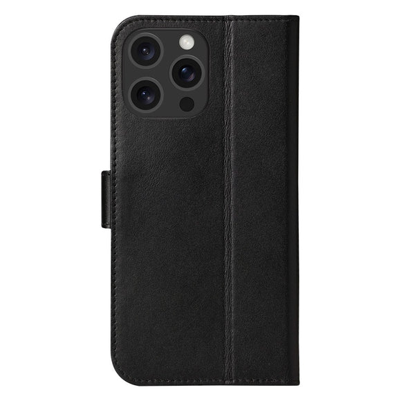 iPhone 16 Pro Max dbramante1928 Copenhagen Slim Ægte Læder Cover m. Pung - Black