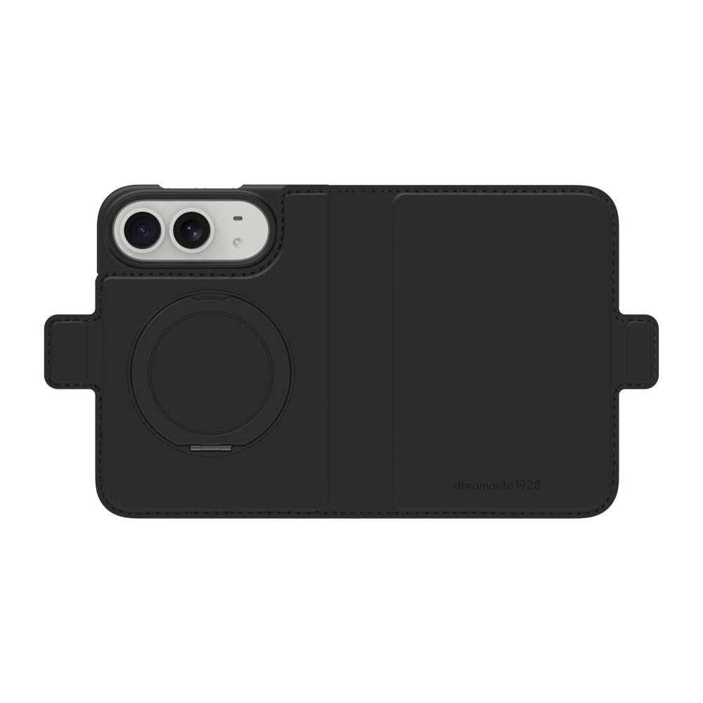 iPhone Duo dbramante1928 Copenhagen Kick ICON Flip Cover - MagSafe Kompatibel - Midnight