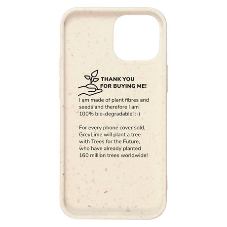 iPhone 13 Mini GreyLime 100% Plantebaseret Cover - Beige - Køb et Cover & Plant et træ