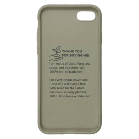 iPhone SE (2022 / 2020) / 8 / 7 / 6(s) GreyLime 100% Plantebaseret Cover - Grøn - Køb et Cover & Plant et træ