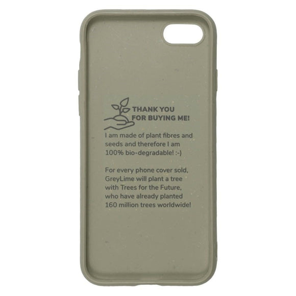 iPhone SE (2022 / 2020) / 8 / 7 / 6(s) GreyLime 100% Plantebaseret Cover - Grøn - Køb et Cover & Plant et træ