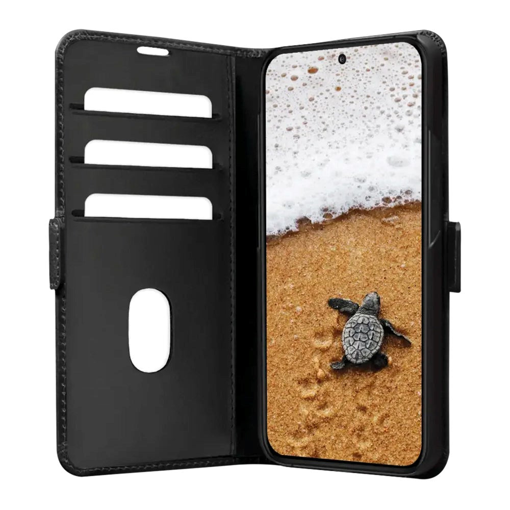 Samsung Galaxy S24 dbramante1928 Copenhagen Slim Ægte Læder Cover m. Pung - Black