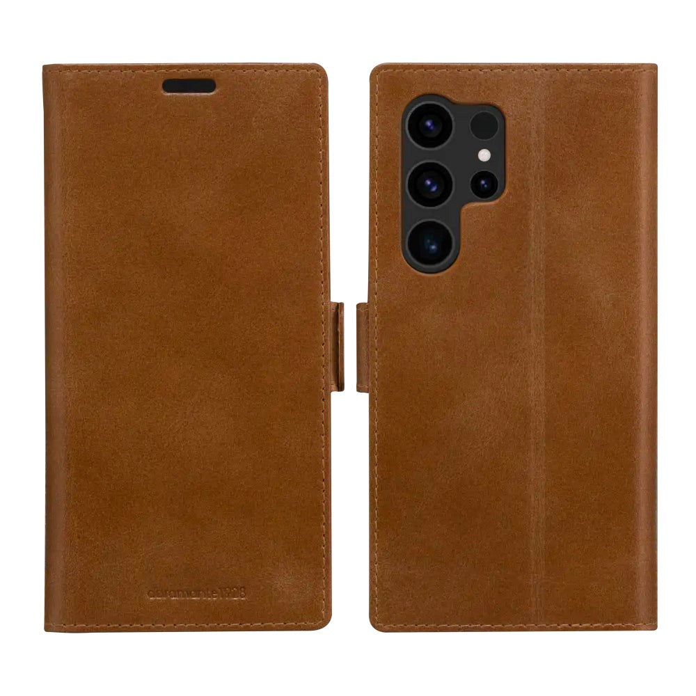 Samsung Galaxy S24 Ultra dbramante1928 Copenhagen Slim Ægte Læder Cover m. Pung - Tan