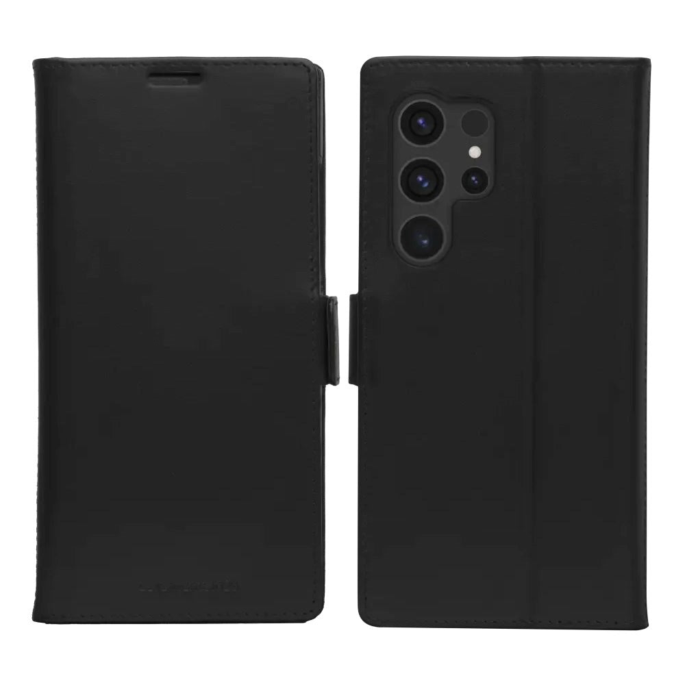 Samsung Galaxy S24 Ultra dbramante1928 Copenhagen Slim Ægte Læder Cover m. Pung - Black
