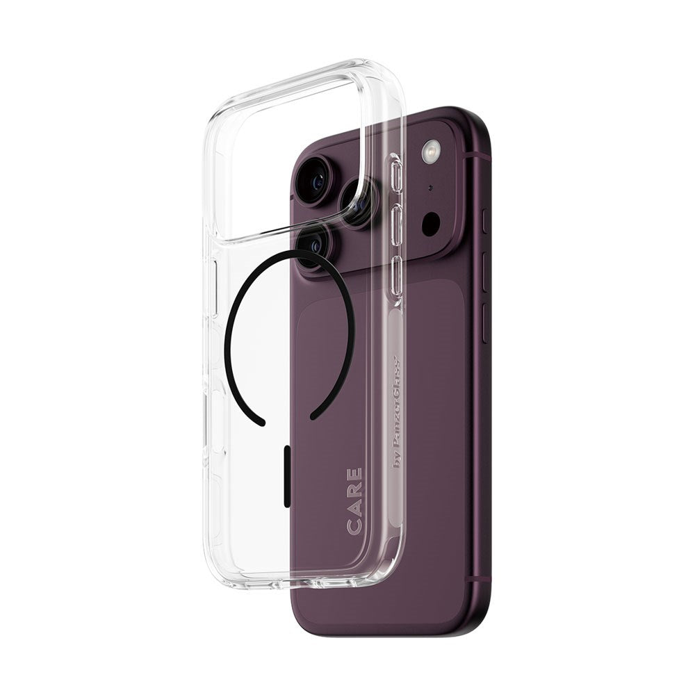 iPhone 18 Pro / 17 Pro CARE by PanzerGlass FLAGSHIP Urban Explorer Case - MagSafe Kompatibel - Transparent / Black