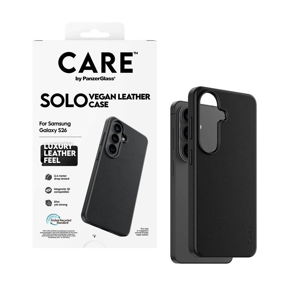 Samsung Galaxy S26 CARE by PanzerGlass SOLO Case - Sort