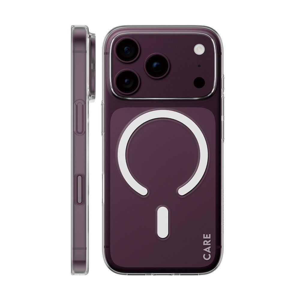 iPhone 18 Pro / 17 Pro CARE by PanzerGlass SL1M Case - MagSafe Kompatibel - Gennemsigtig