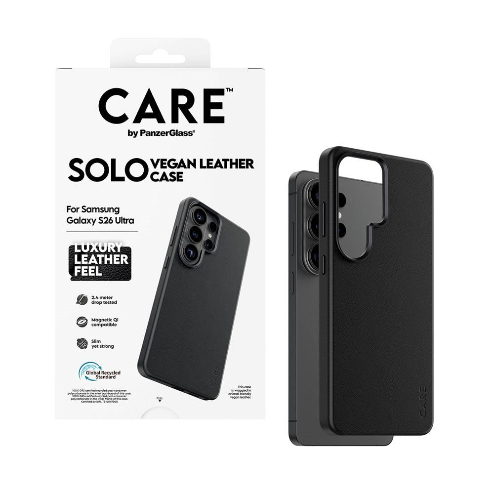 Samsung Galaxy S26 Ultra CARE by PanzerGlass SOLO Case - Sort
