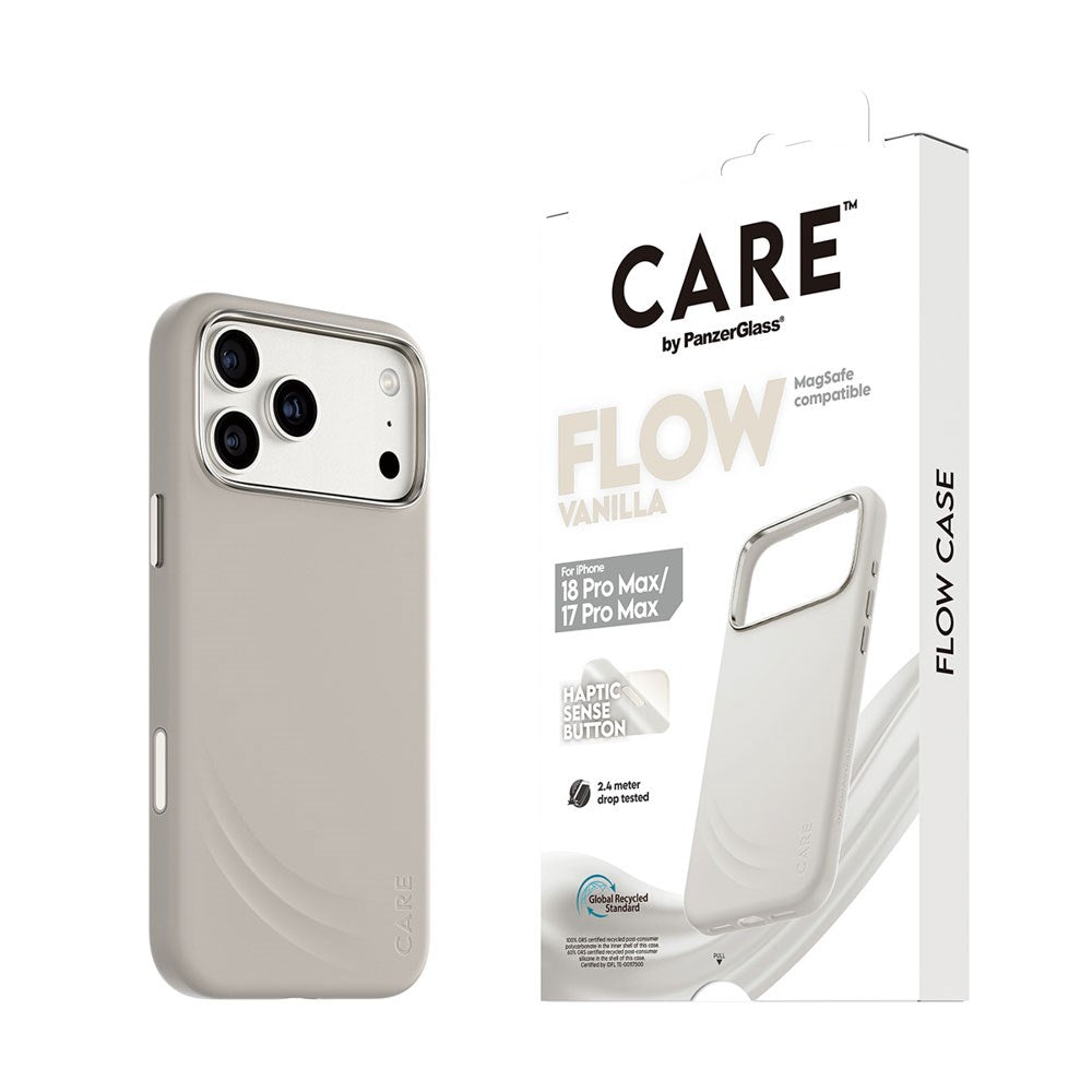 iPhone 18 Pro Max  / 17 Pro Max / 17 Pro Max CARE by PanzerGlass Feature Flow Case - MagSafe Kompatibel - Vanilla