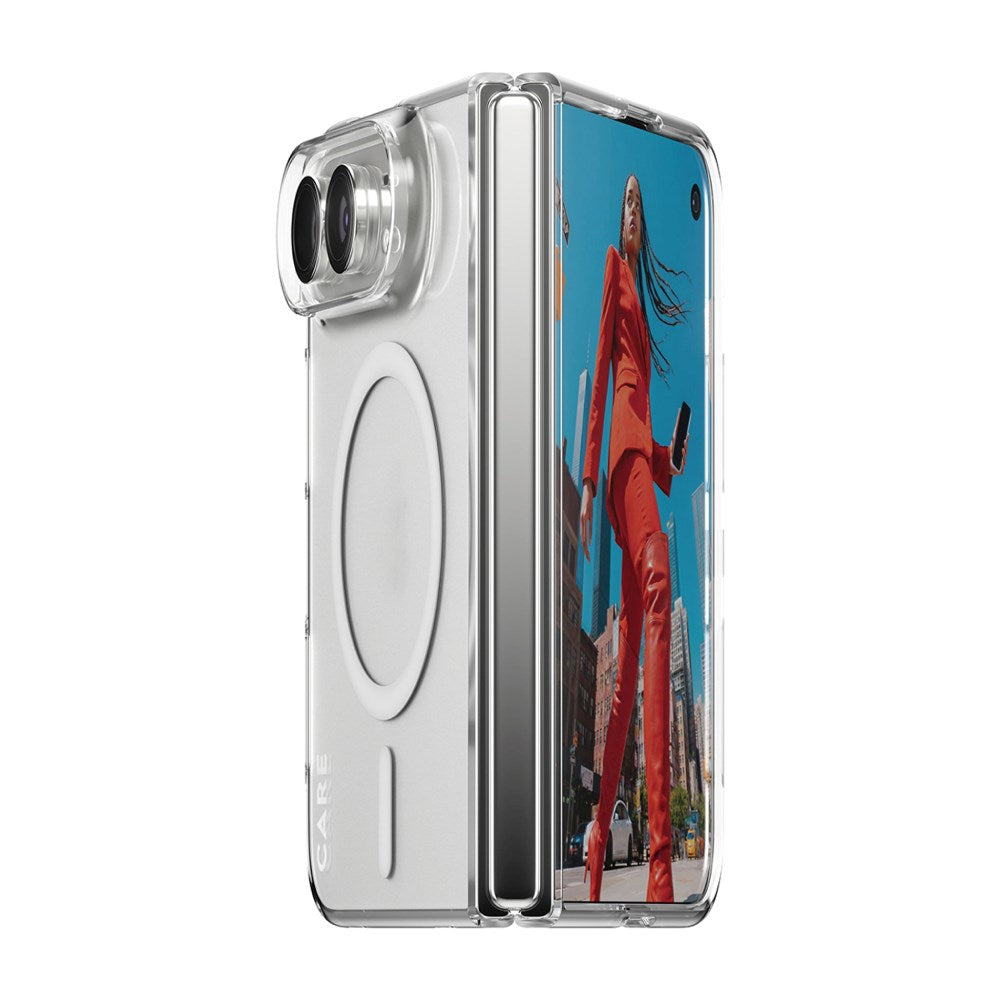 iPhone Duo CARE by PanzerGlass SLIM Case MagSafe Kompatibel - Gennemsigtig