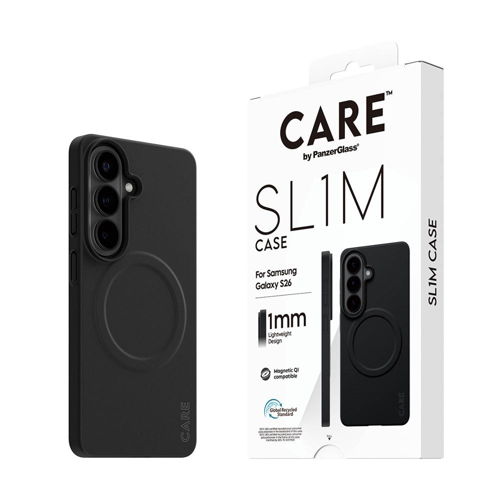 Samsung Galaxy S26 CARE by PanzerGlass SL1M Case - Sort