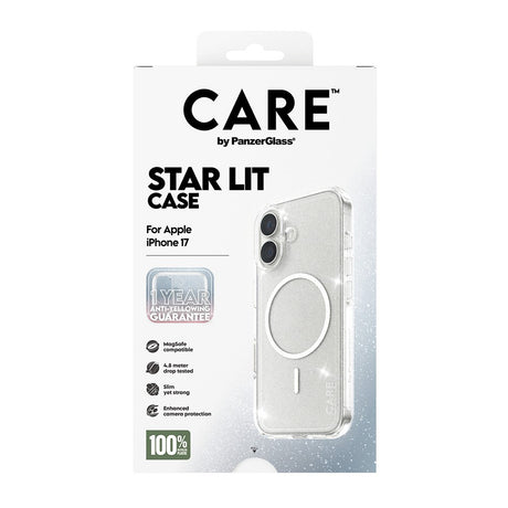 CARE by PanzerGlass iPhone 17 FLAGSHIP Urban Explorer Case - MagSafe Kompatibel - Transparent / Star Lit