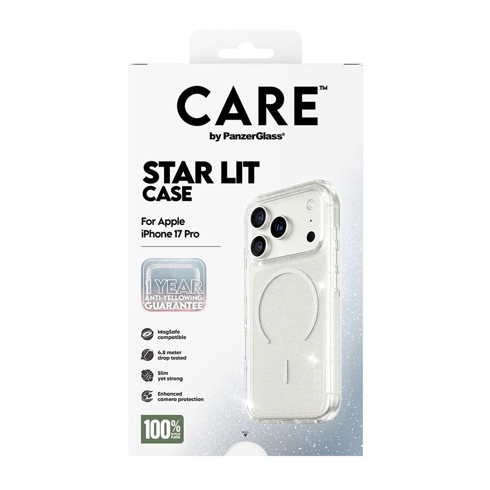 CARE by PanzerGlass iPhone 17 Pro FLAGSHIP Urban Explorer Case - MagSafe Kompatibel - Transparent / Star Lit