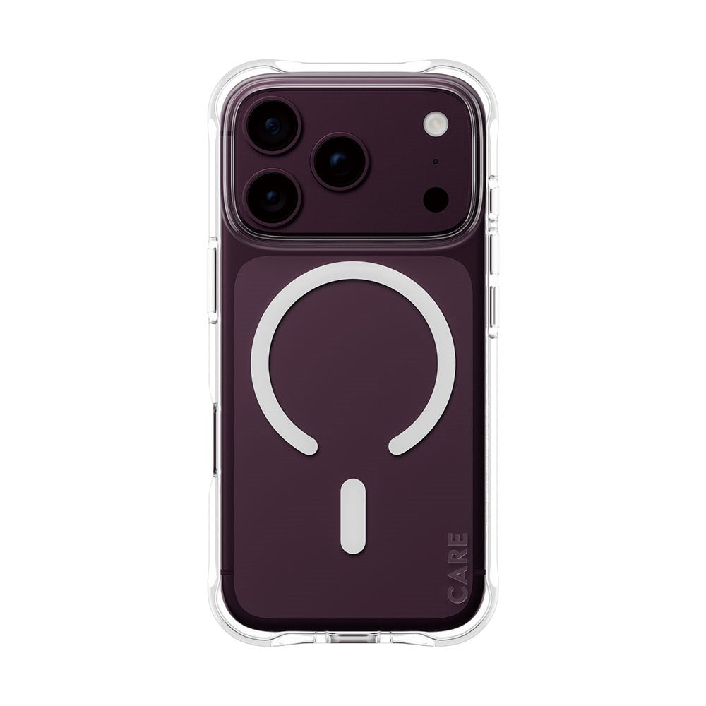 iPhone 18 Pro / 17 Pro CARE by PanzerGlass Fashionable Samba Case - MagSafe Kompatibel - Gennemsigtig