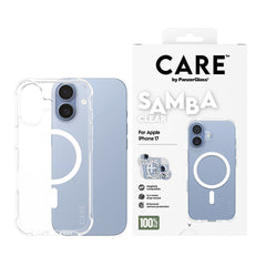 CARE by PanzerGlass iPhone 17 Fashionable Samba Case - MagSafe Kompatibel - Transparent