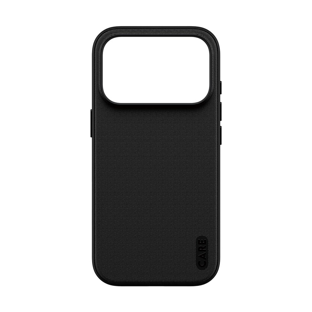 iPhone 18 Pro / 17 Pro CARE by PanzerGlass Fusion Fabric Cover - MagSafe Kompatibel - Sort