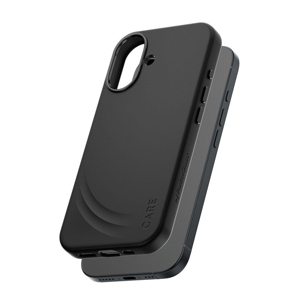 CARE by PanzerGlass iPhone 17 Feature Flow Case - MagSafe Kompatibel - Sort
