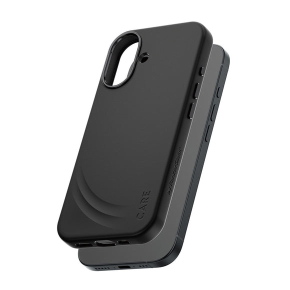 CARE by PanzerGlass iPhone 17 Feature Flow Case - MagSafe Kompatibel - Sort