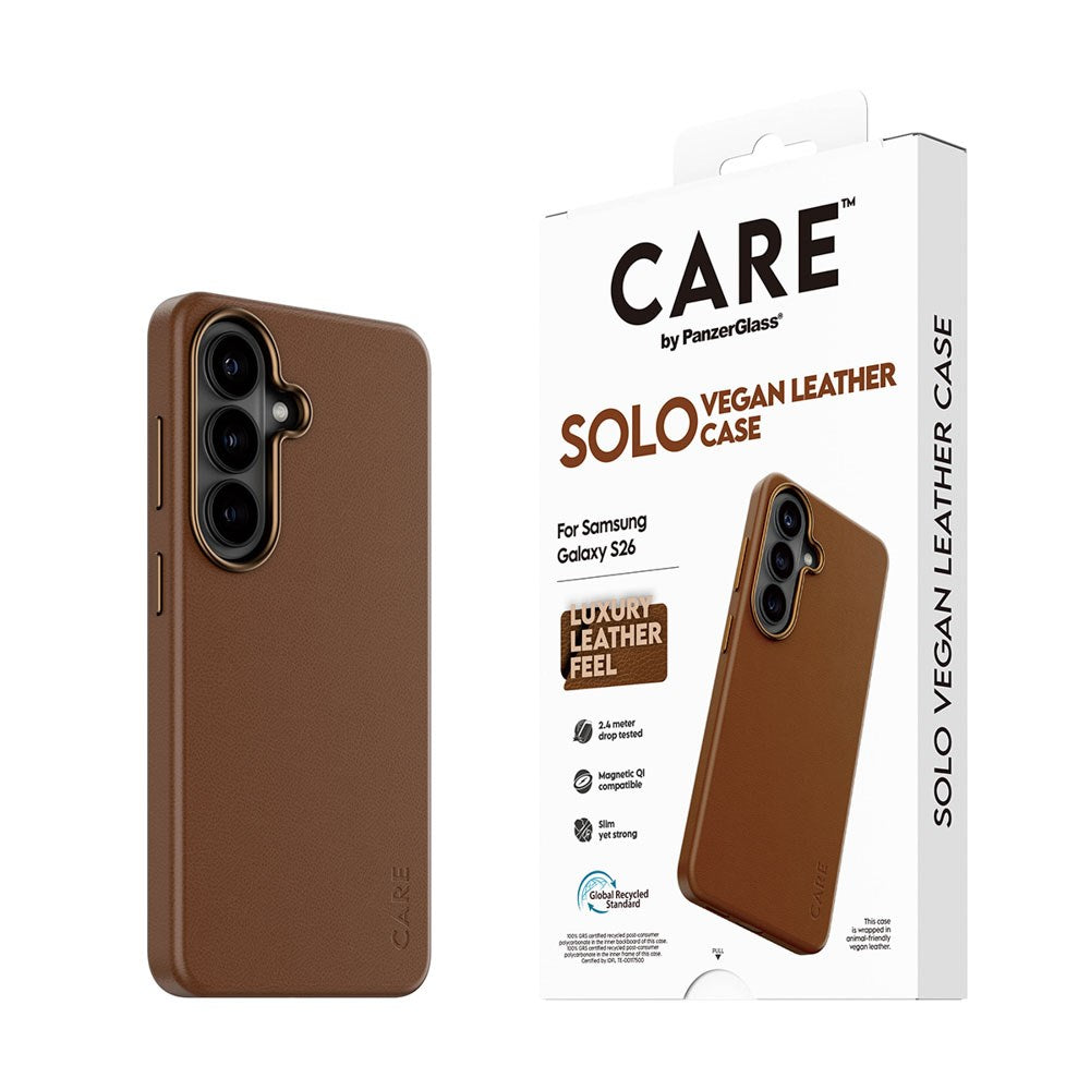 Samsung Galaxy S26 CARE by PanzerGlass SOLO Case - Brun