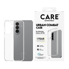 Samsung Galaxy A57 CARE by PanzerGlass Urban Combat Case - Transparent