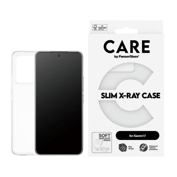 Xiaomi 17 CARE by PanzerGlass FASHION X-Ray Soft Basic Case - Transparent
