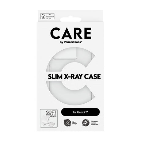 Xiaomi 17 CARE by PanzerGlass FASHION X-Ray Soft Basic Case - Transparent