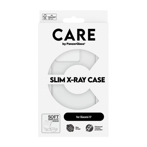 Xiaomi 17 CARE by PanzerGlass FASHION X-Ray Soft Basic Case - Transparent
