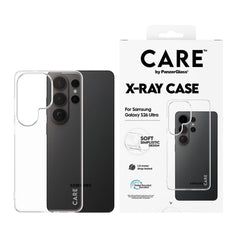Samsung Galaxy S26 Ultra CARE by PanzerGlass Fashionable X-Ray Soft Basic Case - Transparent