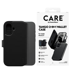 CARE by PanzerGlass iPhone 17 Feature Tango 2-in-1 Cover m. Pung - Sort